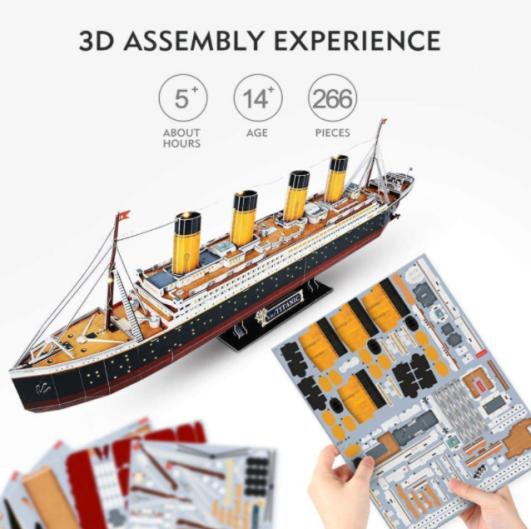 עיצוב מפורט נייר פאזל דגם פאזל DIY Stadium 3D